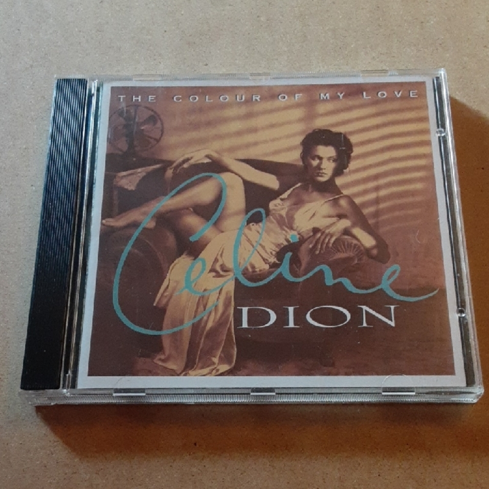 Celine Dion CD with Green and Orange Design 1993